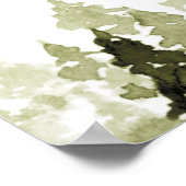 JENNA Rustic Pine Tree Brautparty Willkommen Poster (Ecke)