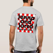 Jenna und Jared T-Shirt (Rückseite)