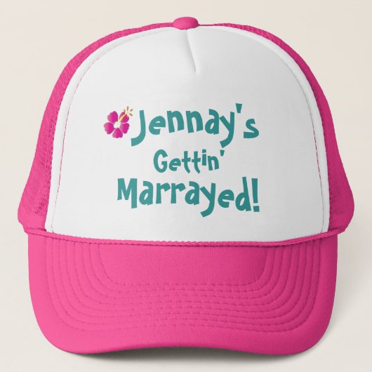 jennay Blume, Jennays, Getting', Marrayed! Truckerkappe (Vorderseite)