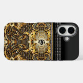 Jenner Elegant Pattern Monogram Case-Mate iPhone Hülle (Rückseite (Horizontal))