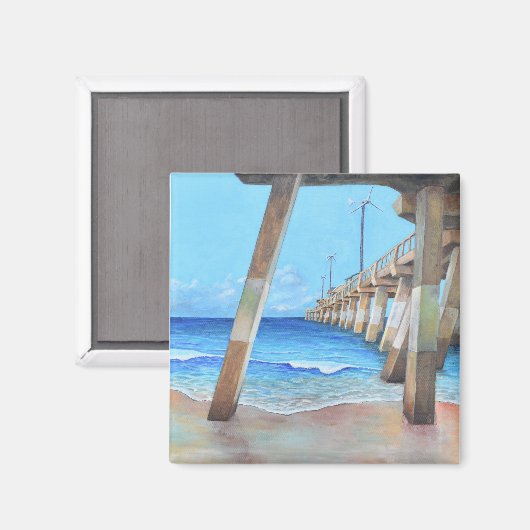 Jennettes Pier-Magnet Magnet (Vorderseite/Rückseite)