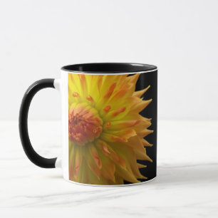 Jennie auf Schwarz mit Liebeszitat Keramik-Tasse Tasse