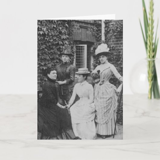 Jennie Jerome, neuere Dame Randolph Churchill Karte (Vorderseite)