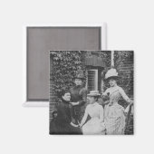 Jennie Jerome, später Lady Randolph Churchill Magnet (Vorderseite/Rückseite)