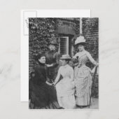 Jennie Jerome, später Lady Randolph Churchill Postkarte (Vorne/Hinten)