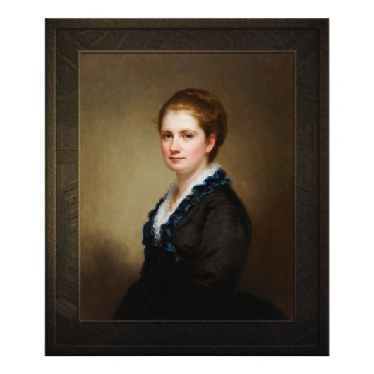 Jennie Walters Delano von George August Baker Jr. Fotodruck (Vorne)