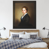 Jennie Walters Delano von George August Baker Jr. Leinwanddruck (Insitu (Schlafzimmer))