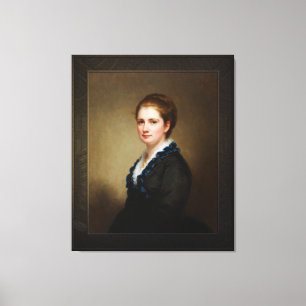 Jennie Walters Delano von George August Baker Jr. Leinwanddruck