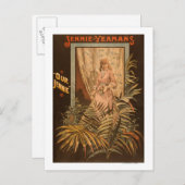 Jennie Yeamans "Our Jennie" Play Poster Postkarte (Vorne/Hinten)