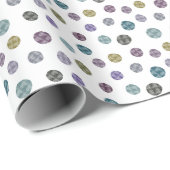Jennifer Collection Watercolor Kleine Punkte Geschenkpapier (Rolleneckpunkt)
