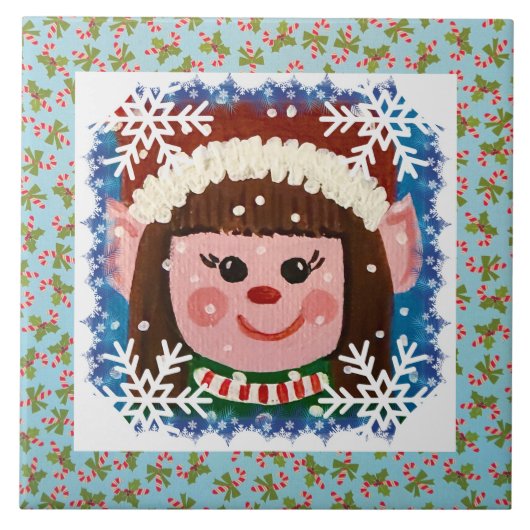 Jennifer die Elf-Fliese Fliese (Vorderseite)