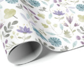 Jennifer Floral Geschenkpapier (Rolleneckpunkt)