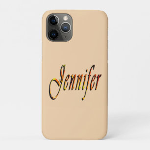 "Jennifer" Florales Jennifer Namensdesign, Case-Mate iPhone Hülle