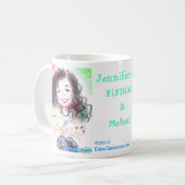 Jennifer-Jo's Karikatur-Tasse Kaffeetasse (Vorderseite Links)