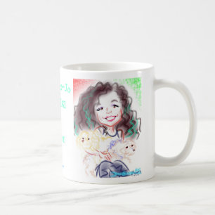 Jennifer-Jo's Karikatur-Tasse Kaffeetasse
