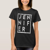 Jennifer Minimalismus T-Shirt (Vorderseite)