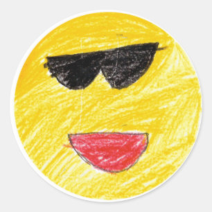 Jennifer: Runder Aufkleber