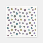 Jennifer Watercolor Dots Serviette (Vorderseite)