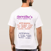 Jennifers gealtert zur Perfektion T-Shirt (Rückseite)
