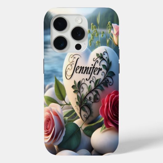 Jennifers Herz am Fluss Case-Mate iPhone Hülle (Rückseite)