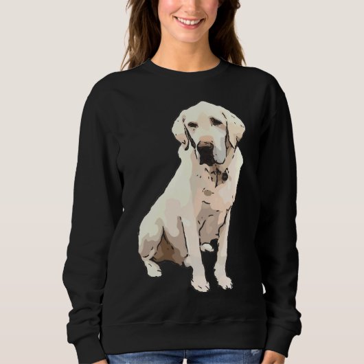 Jennkirk Gelbe Labrador Sweatshirt (Vorderseite)