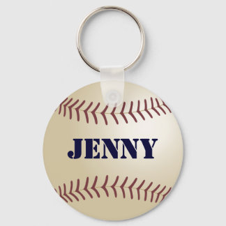 Jenny Baseball Keychain von 369MyName Schlüsselanhänger