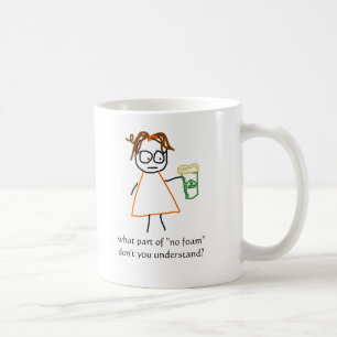 Jenny-Bonmote:  "Kein Schaum! " Kaffeetasse