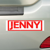 Jenny Briefmarke Autoaufkleber (Auf Auto)