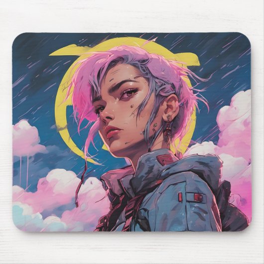 Jenny Cyberpunk Mousepad (Vorne)
