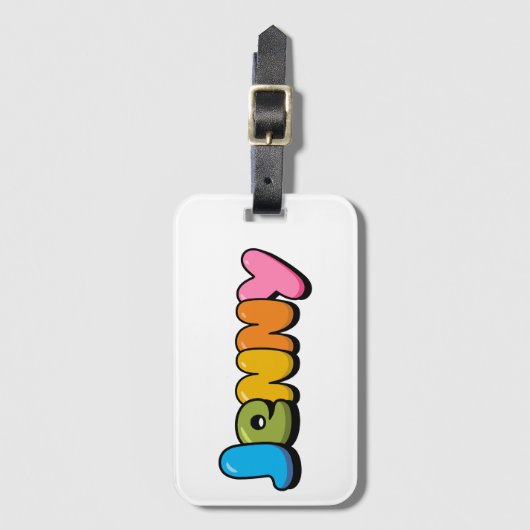 Jenny Gepäckanhänger (Vorderseite Vertikal)