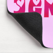 Jenny in Hearts Mousepad (Ecke)