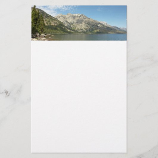 Jenny Lake at Grand Teton National Park Briefpapier (Vorderseite)