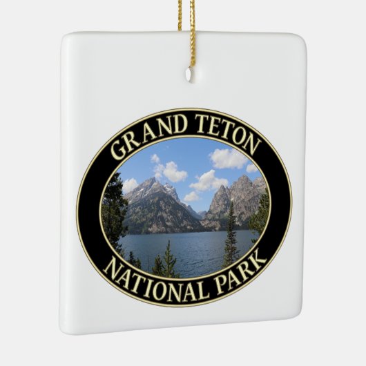 Jenny Lake at Grand Teton National Park in Wyoming Keramikornament (Rechts)