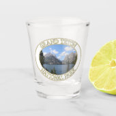 Jenny Lake at Grand Teton National Park in Wyoming Schnapsglas (Vorderseite)