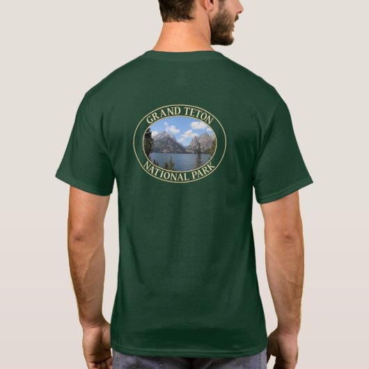 Jenny Lake at Grand Teton National Park in Wyoming T-Shirt (Rückseite)