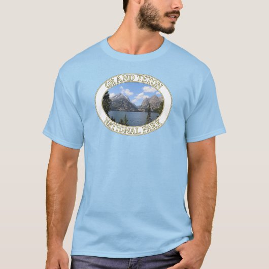 Jenny Lake at Grand Teton National Park in Wyoming T-Shirt (Vorderseite)