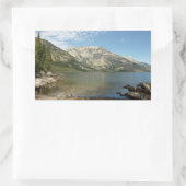 Jenny Lake at Grand Teton National Park Rechteckiger Aufkleber (Tasche)