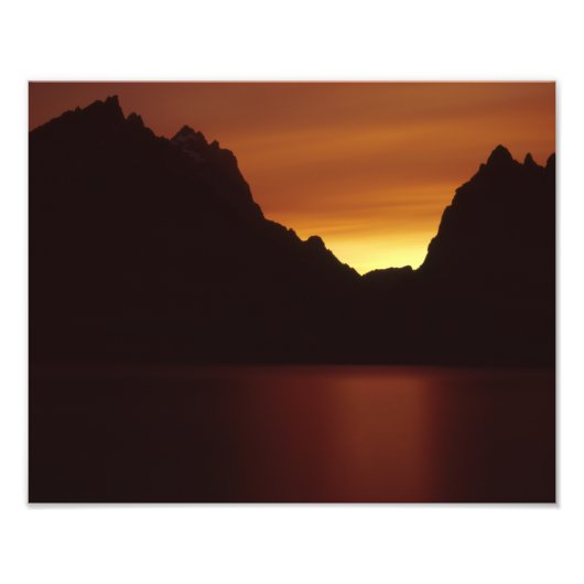 Jenny Lake bei Sunet Fotodruck (Vorne)