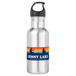 Jenny Lake Grand Teton National Park Canoe Edelstahlflasche