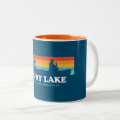 Jenny Lake Grand Teton National Park Canoe Zweifarbige Tasse (VorderseiteRechts)