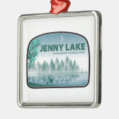 Jenny Lake Grand Teton Nationalpark Deer Ornament Aus Metall (Links)