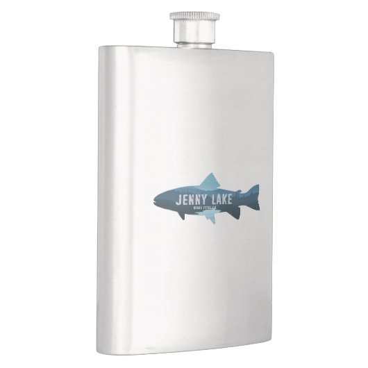 Jenny Lake Grand Teton Nationalpark Fish Flachmann (Rechts)