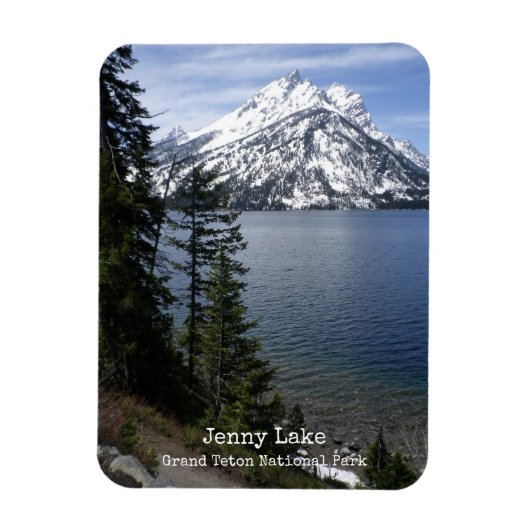 Jenny Lake Grand Teton Nationalpark Magnet (Vertikal)