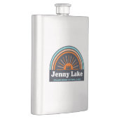 Jenny Lake Grand Teton Nationalpark Rainbow Flachmann (Rechts)