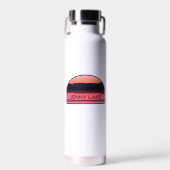 Jenny Lake Grand Teton Nationalpark Red Sunrise Trinkflasche (Vorne)
