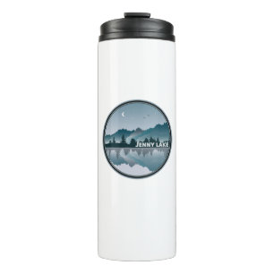 Jenny Lake Grand Teton Nationalpark Reflection Thermosbecher