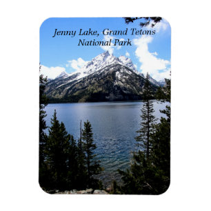 Jenny Lake Grand Tetons Flexible Foto Magnet