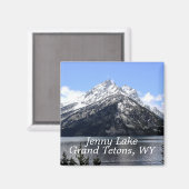 Jenny Lake, Grand Tetons National Park Magnet (Vorderseite/Rückseite)
