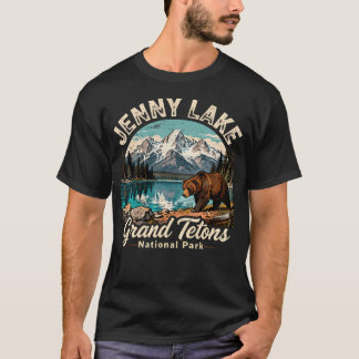 Jenny Lake Grand Tetons Nationalpark Familie T-Shirt
