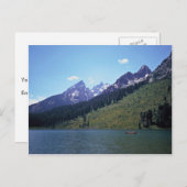 Jenny Lake Postkarte (Vorne/Hinten)